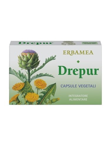 Erbamea Drepur 24 capsule - erbamea srl - Integratore alimentare utile per depurare l'organismo dalle scorie. 