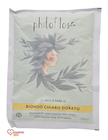 Phitofilos Biondo chiaro dorato erbe tintorie Biologico 100 g -  - Biondo Chiaro Dorato – Arte d’erbe
Potere colorante biondo c