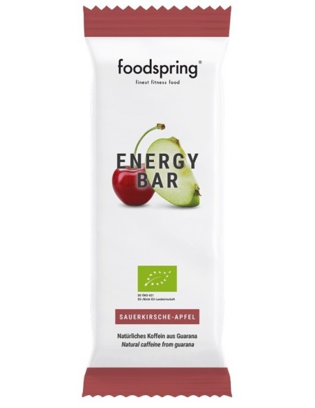 Foodspring Bio energy bar mela e amerena 35 g -  -  