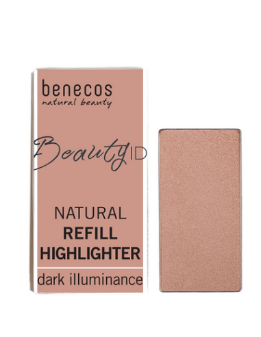 Benecos refill illuminante dark illuminance 3 g -  - Refill in polvere illuminante viso e da utilizzare come ombretto. 