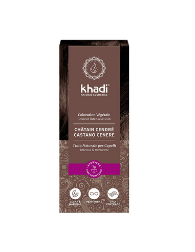 Khadi tinta naturale castano cenere 100 ml  